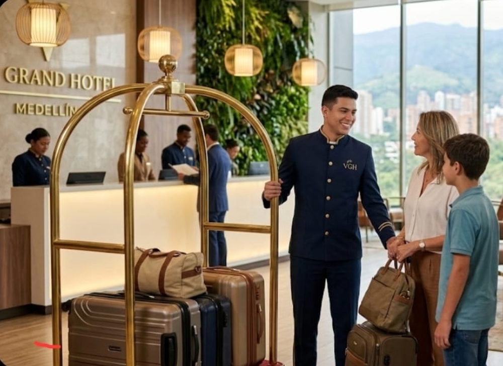 Botones para V Grand Hotel