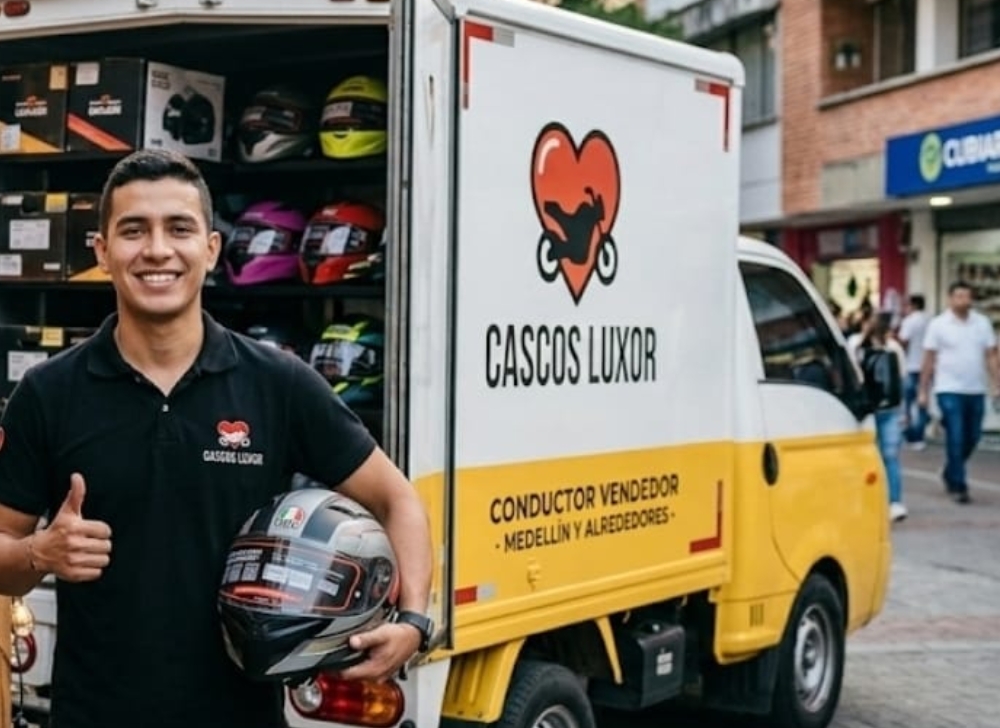 Conductor Vendedor en Cascos Luxor